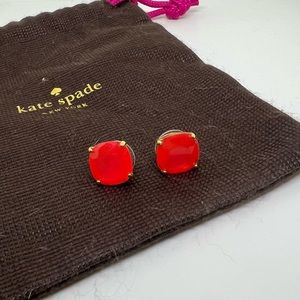Kate Spade neon pink earrings